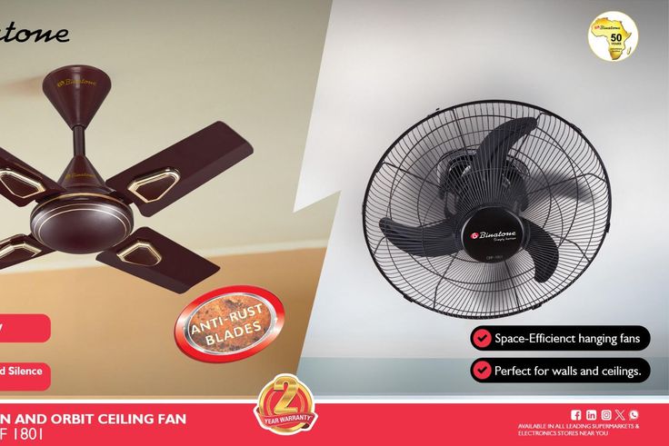 Stay Cool and Comfortable with Binatone Orbit and Ceiling Fans
