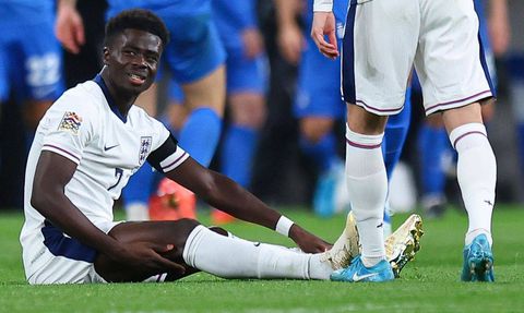 Bukayo Saka returns to Arsenal for further assessment after leaving England camp