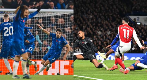 Chelsea vs Arsenal: Neto stunner rescues point for Blues as Gunners title hopes fade