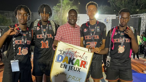 Kenya U16 boys basketball team clinches bronze at youth tournament in Senegal