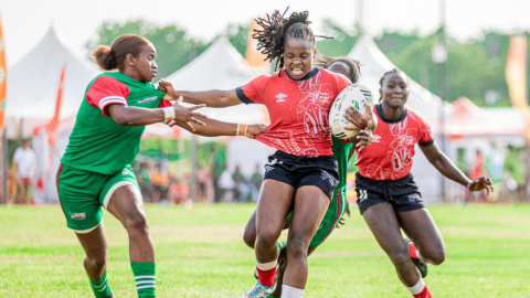 Kenya Lionesses poised for a crunch quarter-final clash in the 2024 Women's Africa Rugby 7s against hosts Ghana