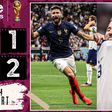 France defeated England 2-1 to send them packing from the World Cup