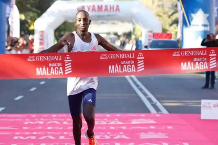 Double delight for Kenya as Charles Mneria and Pamela Jepkosgei win men’s and women’s Malaga Marathon races