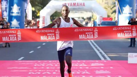 Double delight for Kenya as Charles Mneria and Pamela Jepkosgei win men’s and women’s Malaga Marathon races