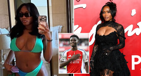 Tolami Benson: Saka’s girlfriend leaves tongues wagging with 'hot' bikini snap days after celebrating 24th birthday