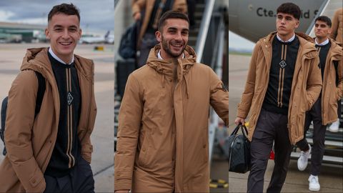 Barcelona go brown, arrive in Dortmund for crucial Champions League battle