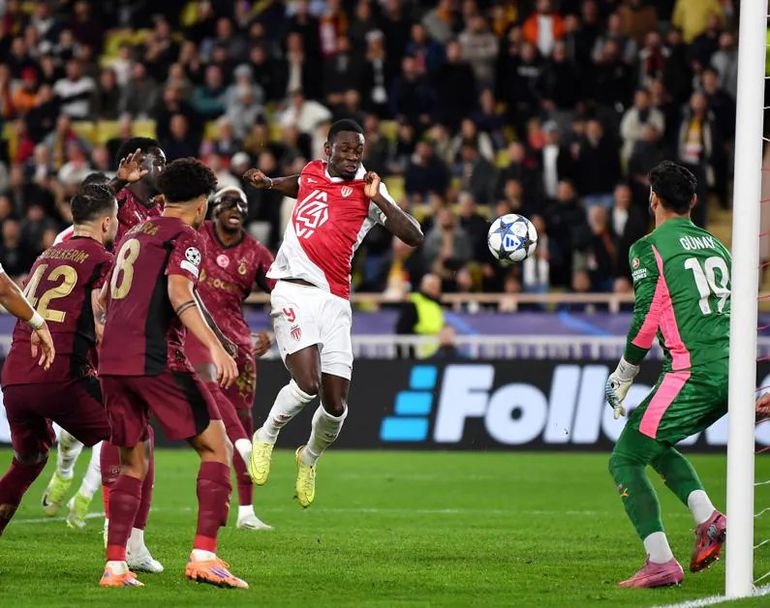 Folarin Balogun in action against Galatasaray. (Photo Credit: UEFA)