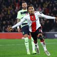 Southampton’s Sekou Mara opens the scoring against Manchester City