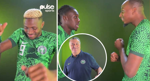 WATCH: Super Eagles stars and Peseiro dance and celebrate in AFCON 2023 promo video