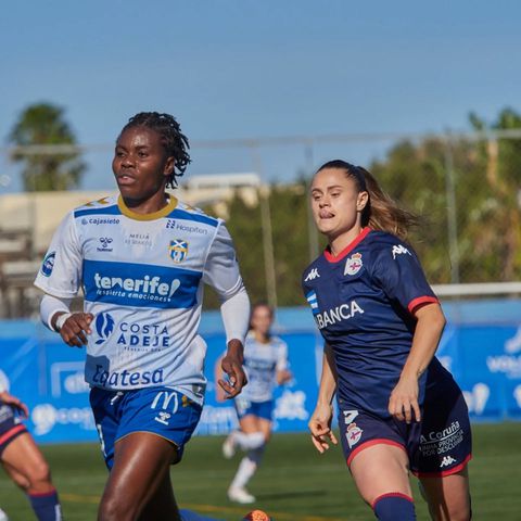 Super Falcons stars Monday Gift and Rinsola  Babajide were both on target as Tenerife defeated Deportivo 5-1 to start 2025.