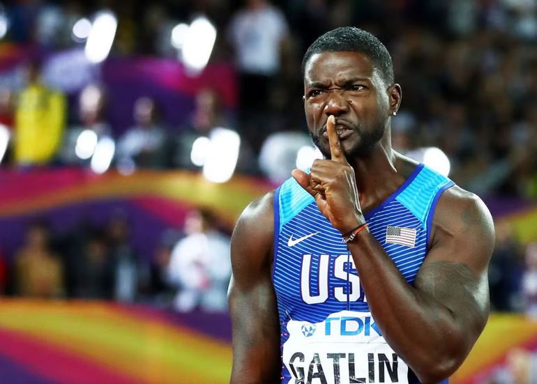 Justin Gatlin explains why lanes do not matter when winning a 100m title, breaks down typical race strategy