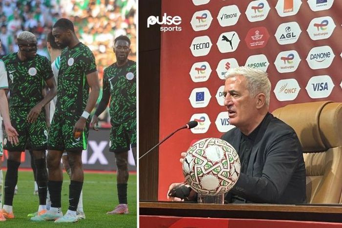 Algeria coach Vladimir Petkovic (R), Super Eagles (L) || Image credit: Imago