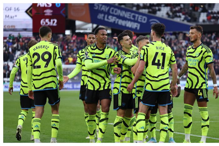 Gunners hammer West Ham