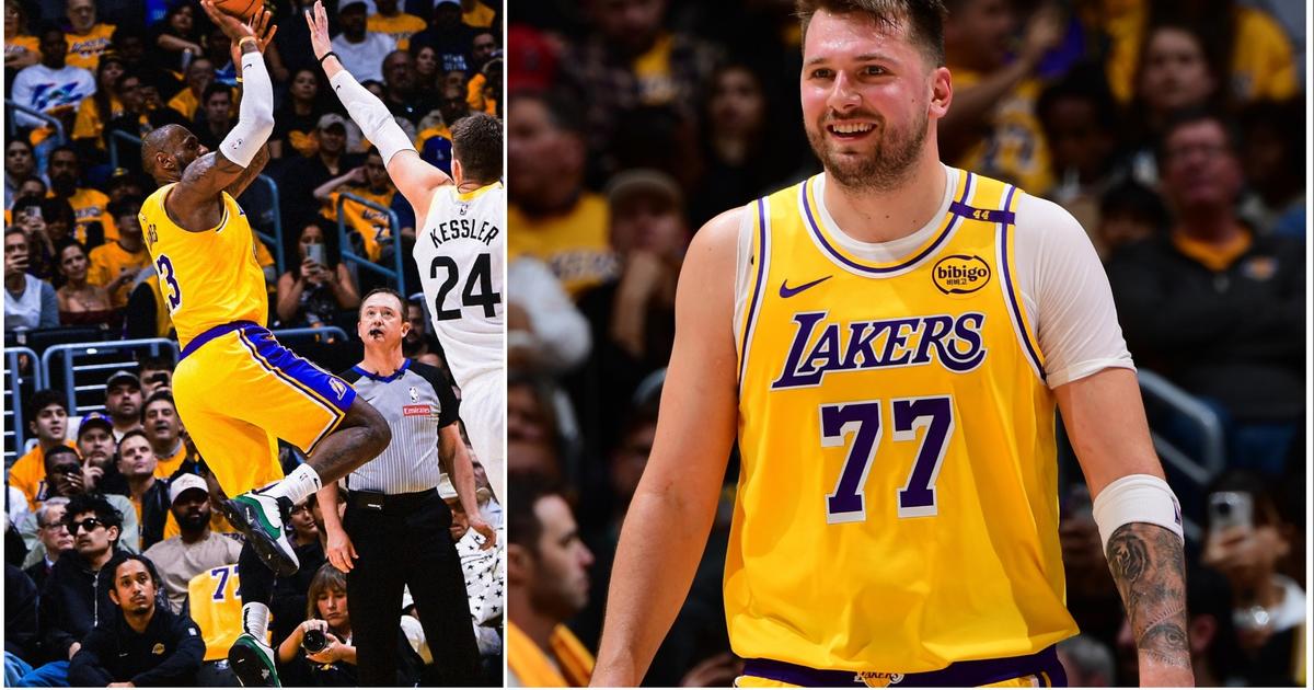 Luka Doncic makes Lakers debut in win against Jazz | Pulse Sports Nigeria