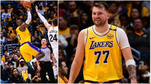 Luka Doncic makes Lakers debut in win against Jazz