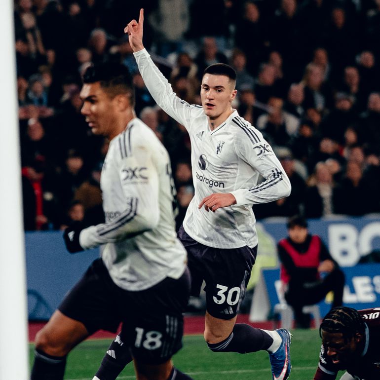 Benjamin Sesko was the saviour on the night for Man United.