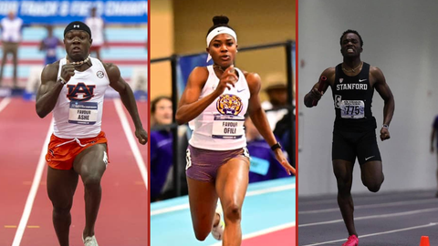 Ashe, Ofili, and Onwuzurike poised for sprint gold medals at NCAA Indoor Championships