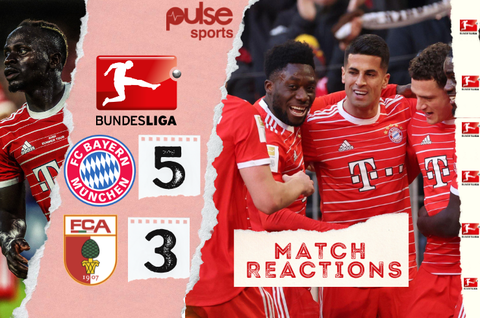 Reactions as Sadio Mane shines in Bayern Munich's comeback win against Augsburg