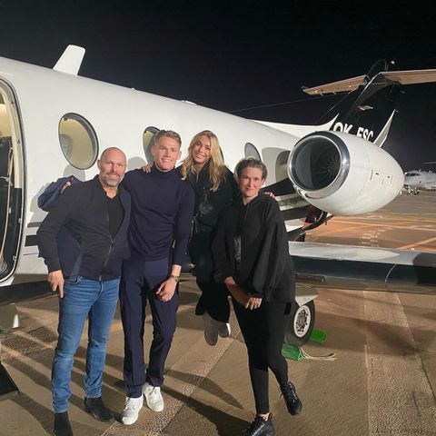 Scott McTominay and business partner || Instagram