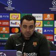 Barcelona's Xavi Hernandez in a UCL press conference || Image credit: Imago
