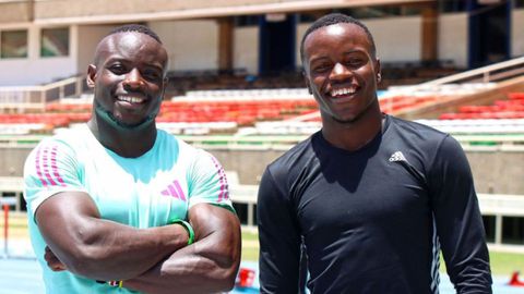 Geoffrey Kimani impressed with Omanyala's younger brother Isaac Omurwa's sprints progress