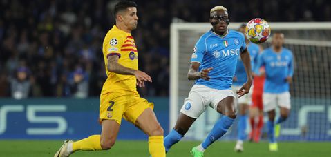 Barcelona's Cancelo wary of Osimhen, other Napoli stars ahead of crucial Champions League decider