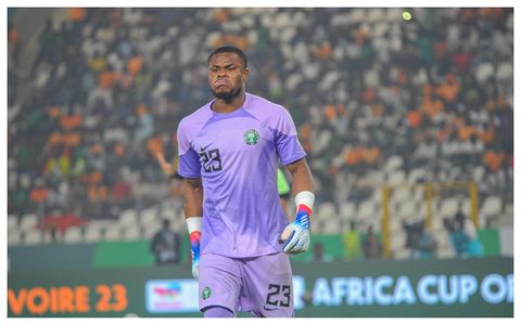 ‘We don’t give up here’ - Super Eagles Goalkeeper Stanley Nwabali gives hint on fitness ahead of International Friendlies