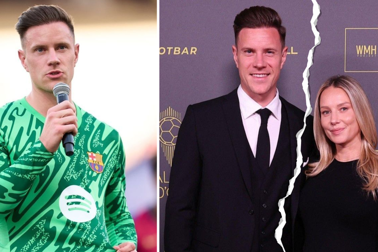 Barcelona goalkeeper Ter Stegen RUBBISHES reports claiming his estranged wife cheated on him with her personal trainer