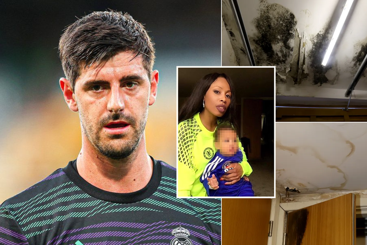 Thibaut Courtois’ alleged babymama calls him out for living lavish amid fears she could soon be homeless