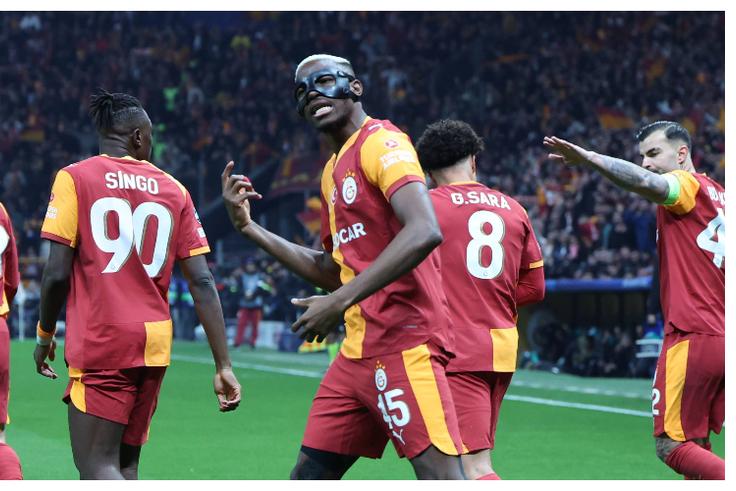 Osimhen beats Lookman and others, sets new Champions League record