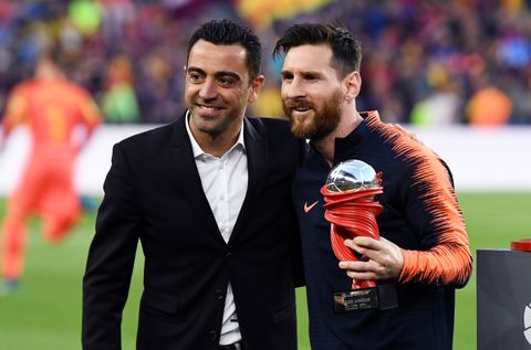 Xavi excited about Messi's potential return to Barcelona