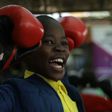 A young boxer from Box Girls Kenya