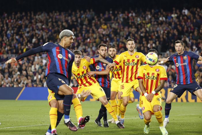 Barcelona were held to a goalless draw by Girona