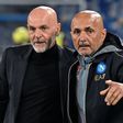 AC Milan boss Stefano Pioli and former Napoli manager Luciano Spaletti || image credit: Imago