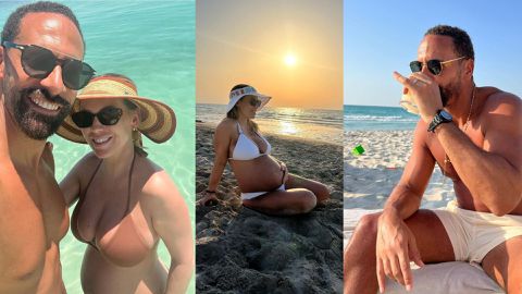 Rio Ferdinand's pregnant wife shares snaps enjoying family getaway