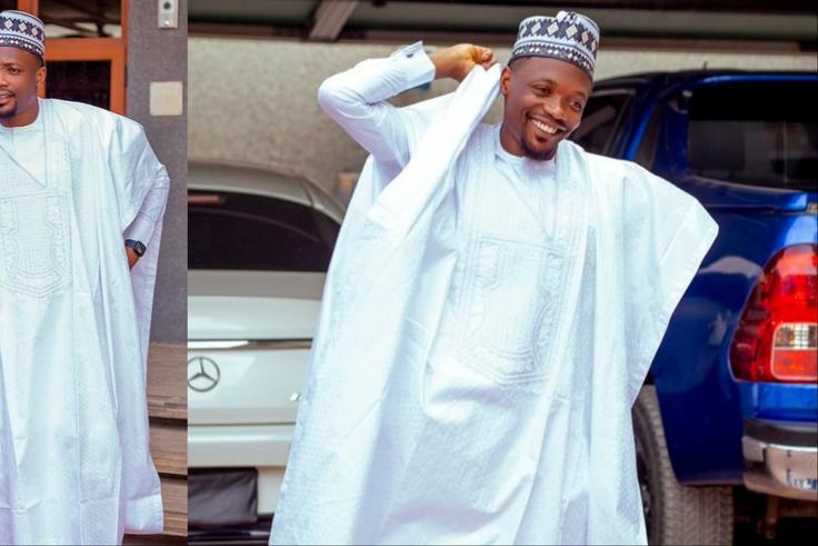 Super Eagles captain Ahmed Musa celebrates Eid-ul-Fitr in style.