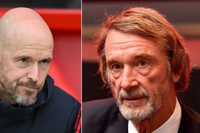INEOS Chairman Sir Jim Ratcliffe and Manchester United boss Erik ten Hag || Getty Images