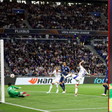 iago Almada not in pic goal past Manchester United goalkeeper Andre Onana (24) during the Olympique Lyonnais v Manchester United FC UEFA Quarter-Final 1st leg match at the OL Stadium, Lyon, France on 10 April 2025 Credit: Phil Duncan