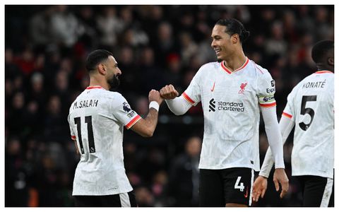 Van Dijk reacts to Mo Salah signing a new contract extension with Liverpool