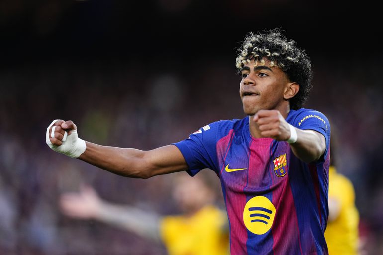 Yamal scores for Barcelona || imago