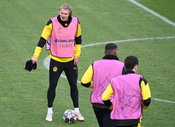 Haaland back in training ahead of German Cup final