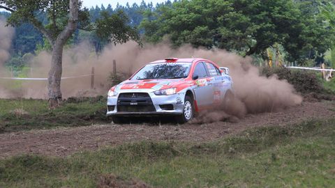 Rugomoka on track for title defense after podium finish at Pearl of Africa Rally