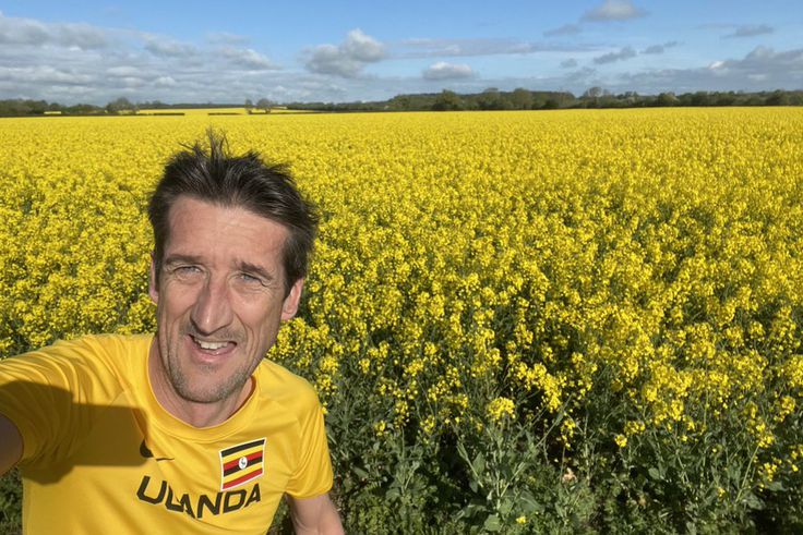 Celebrated British commentator Rob Walker flaunts Ugandan jersey in UK
