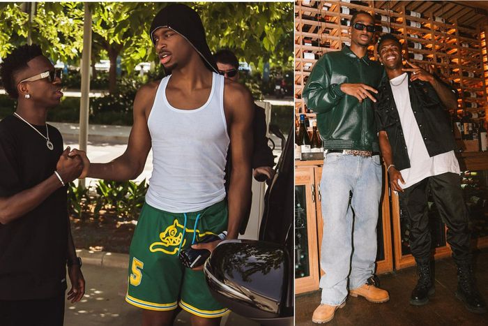 Fashion seems to be a big connection between them Vinicius and Gilgeous-Alexander.
