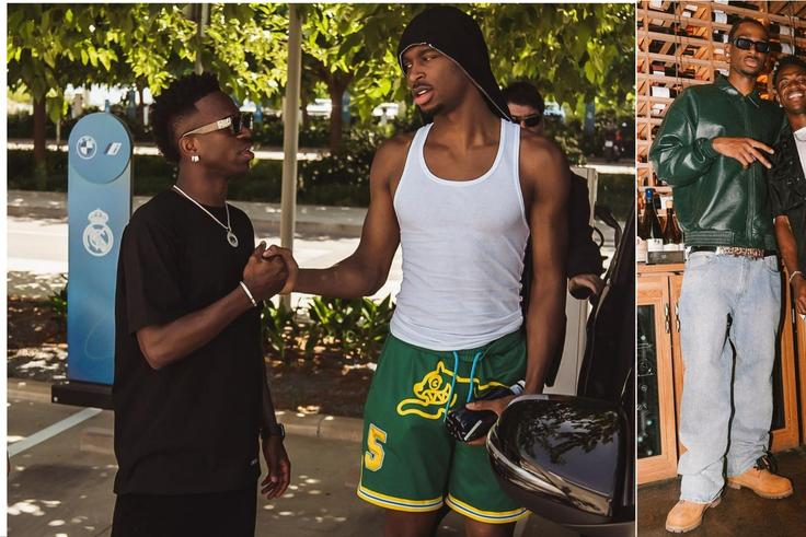 Fashion seems to be a big connection between them Vinicius and Gilgeous-Alexander.