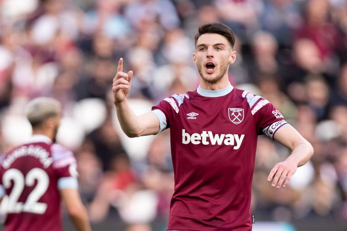 Declan Rice of West Ham United.