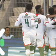 U17 AFCON: Junior Stallions celebrate their win oevr Nigeria.