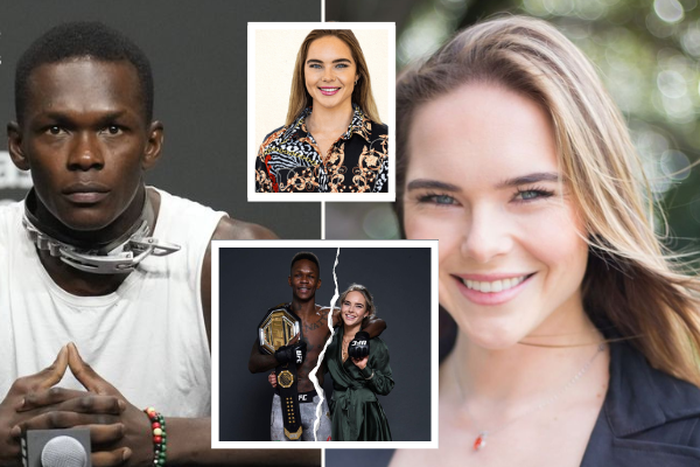 Israel Adesanya ex-girlfriend Charlotte Powdrell |Pulsesports.ng