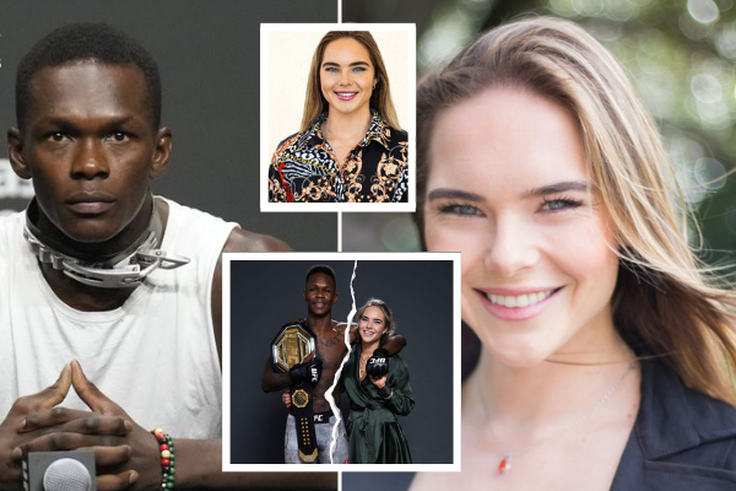 Israel Adesanya ex-girlfriend Charlotte Powdrell |Pulsesports.ng