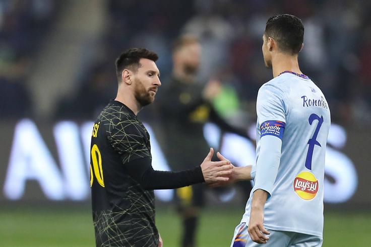 Man United legend fancies Ronaldo and Messi playing together